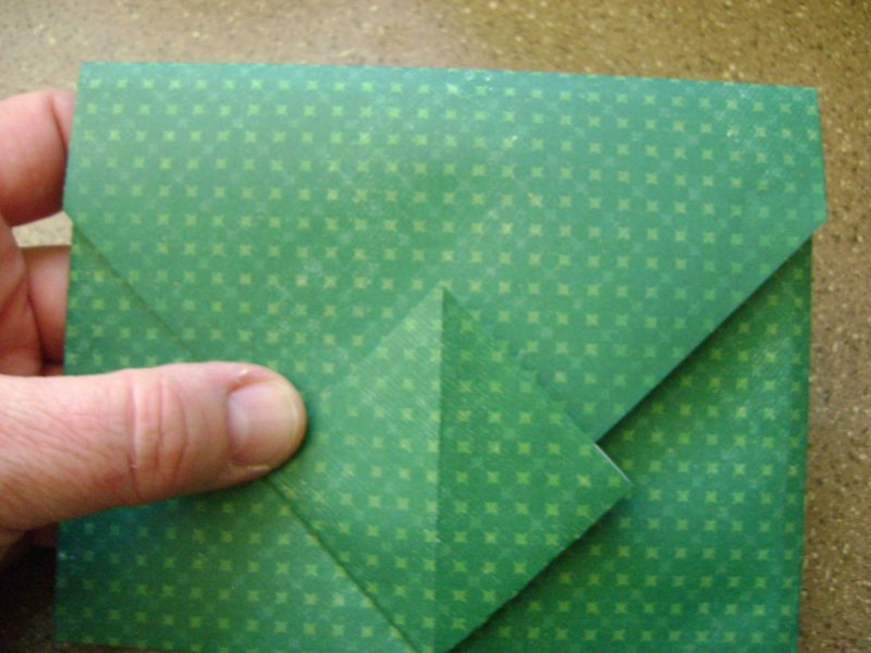 Конверт для чая оригами