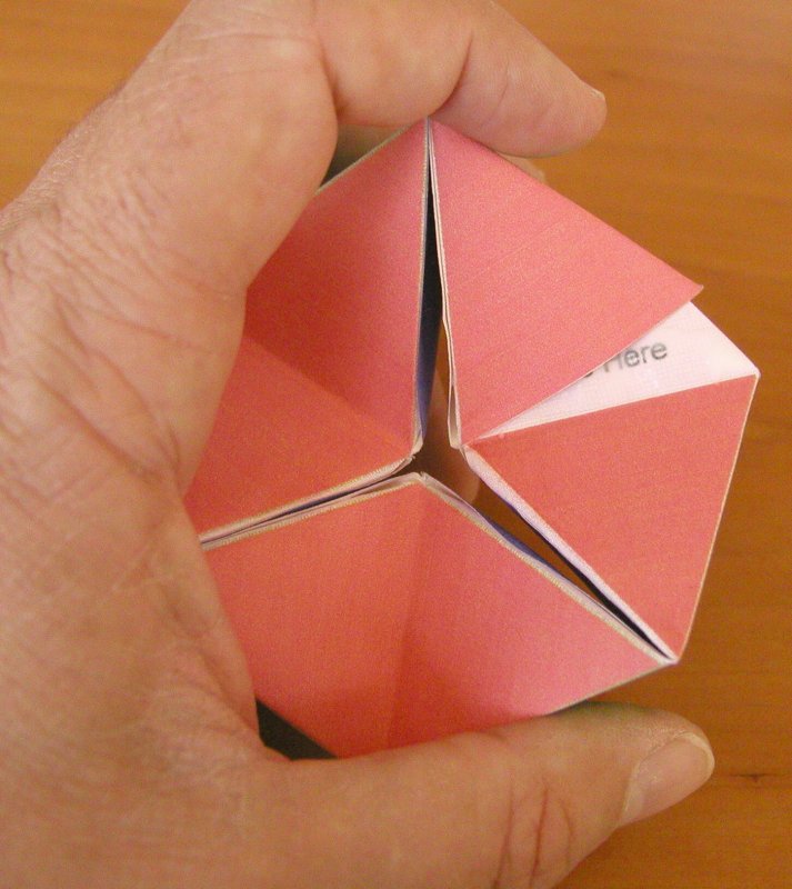 Оригами коробочка с сюрпризом