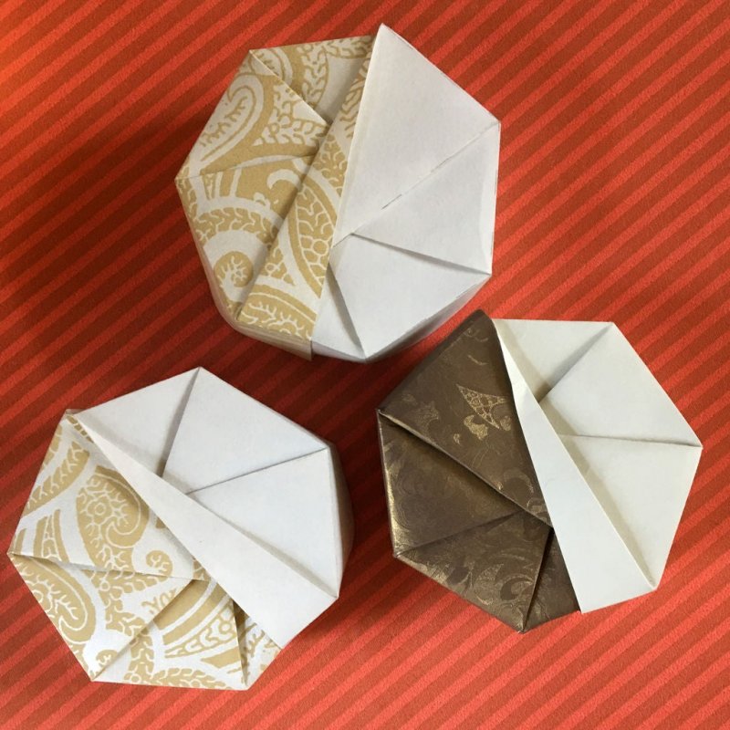 Красивое оригами коробки