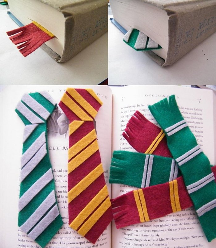 Книжные закладки оригами