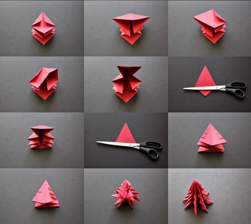 Модульное оригами стул