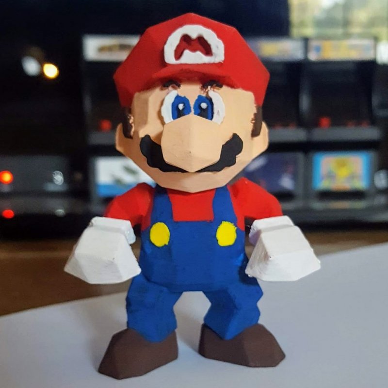 Вязаный супер Марио