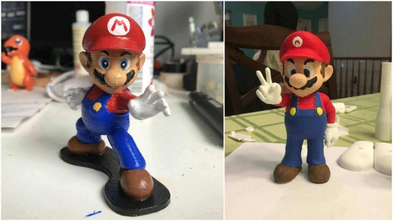 Диорама super Mario
