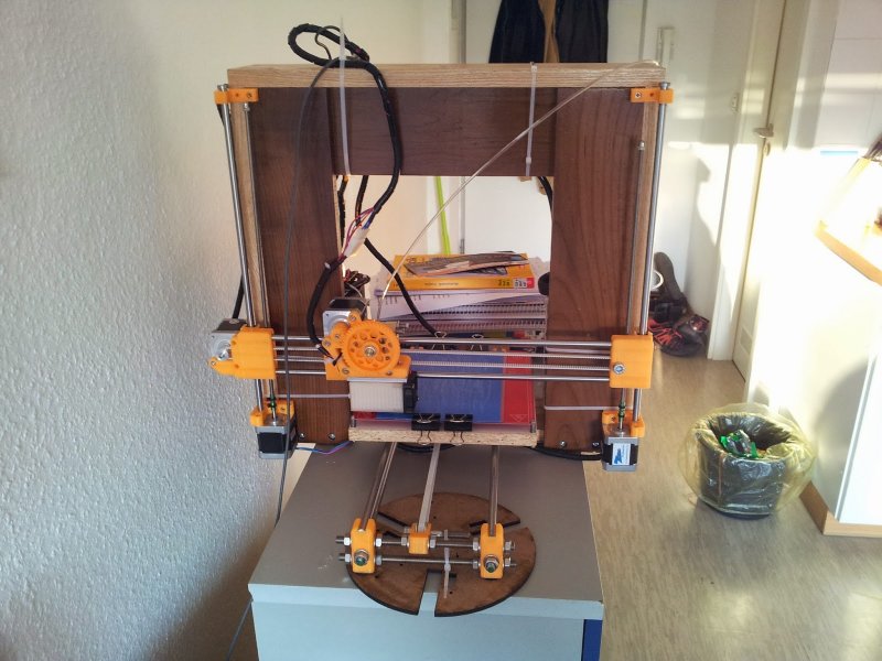 3d принтер Printrbot Junior макет для лазерной резки