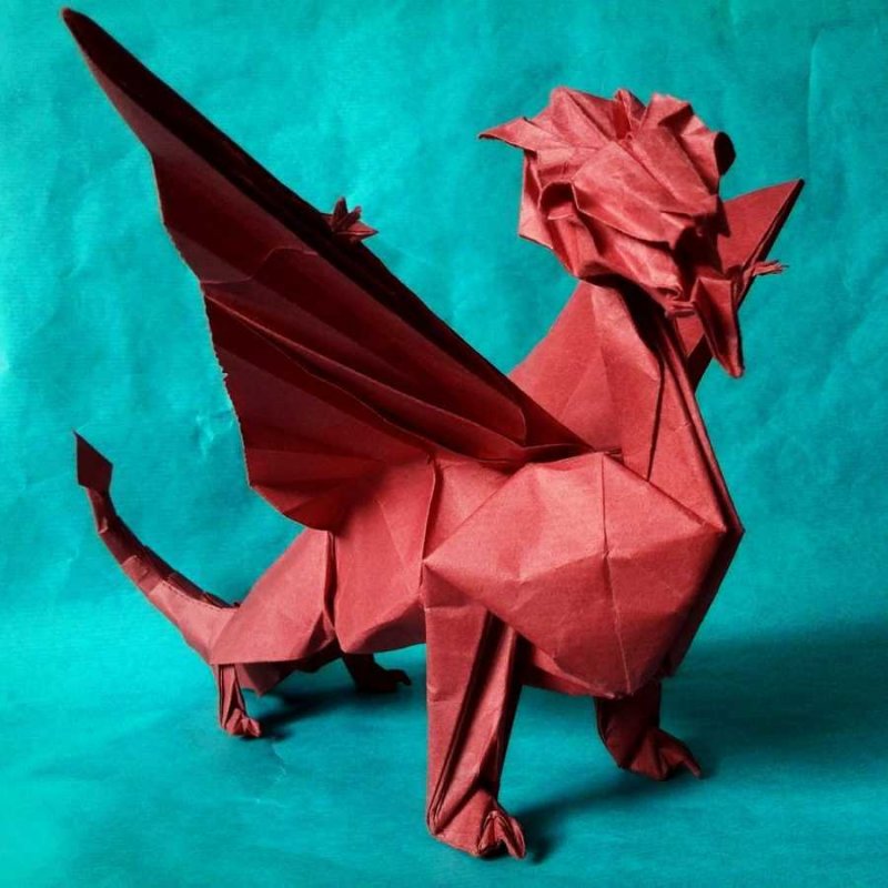 Ваза "оригами"