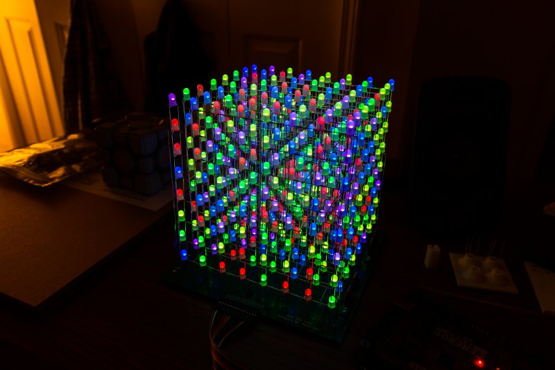 RGB куб 8х8х8