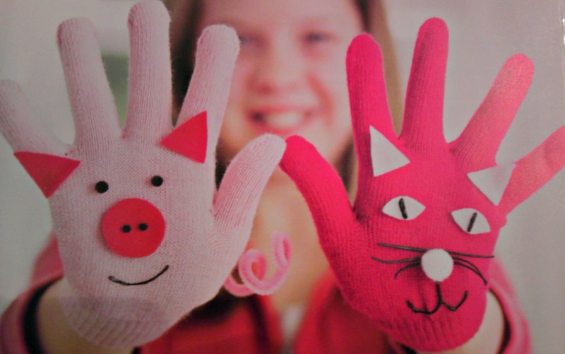 Поделки из перчаток для детей своими руками