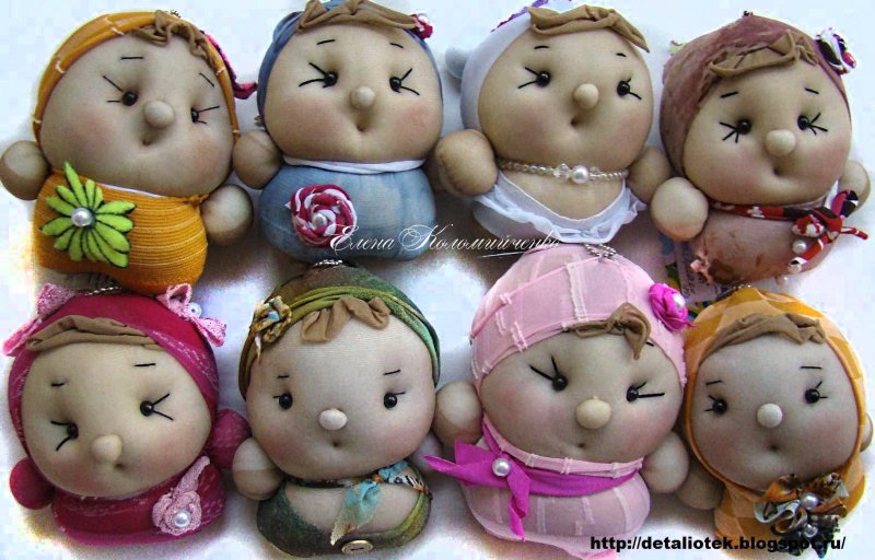 Куклы из капроновых носочков