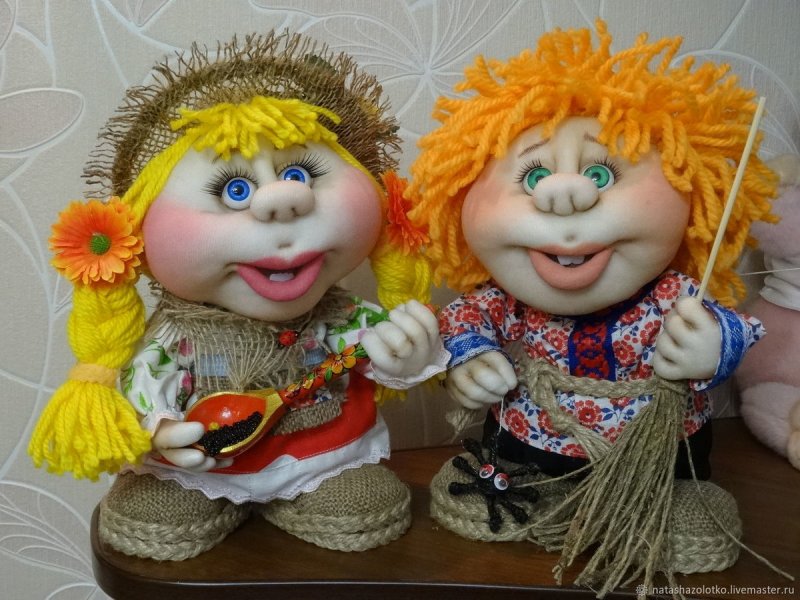 Куклы из колготок куклы Елены Сухоруковой