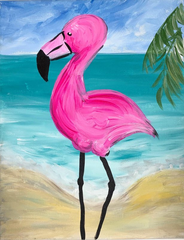Фламинго творчество с детьми