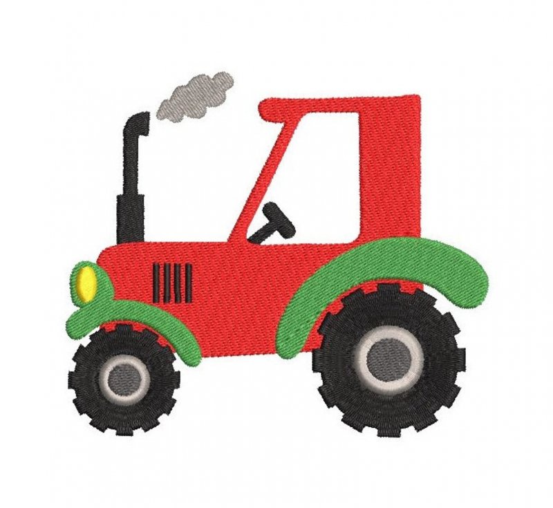 Шеврон с трактором