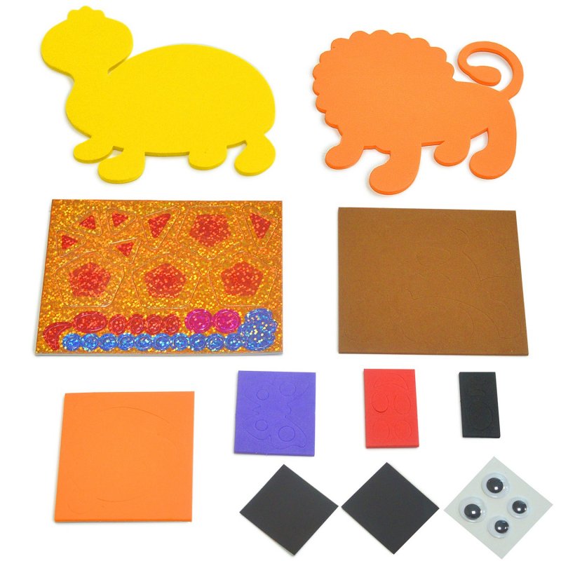 Дрофа-Медиа набор для творчества игрушки на магнитах черепашка. Лев