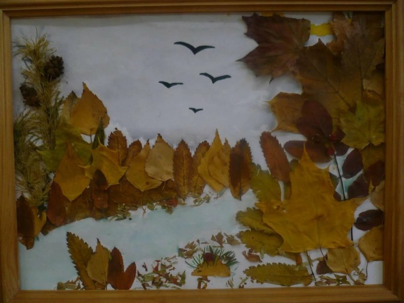 Осеннее дерево живопись