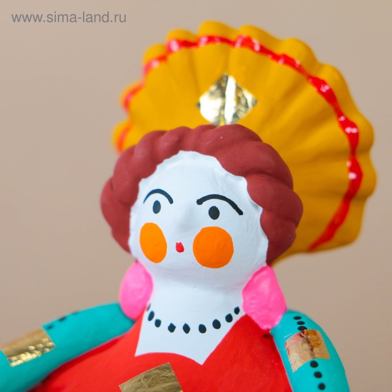 Глиняные игрушки Дымковская