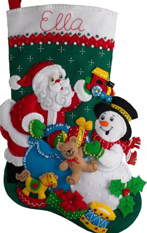 Bucilla Gingerbread Santa фетровый набор