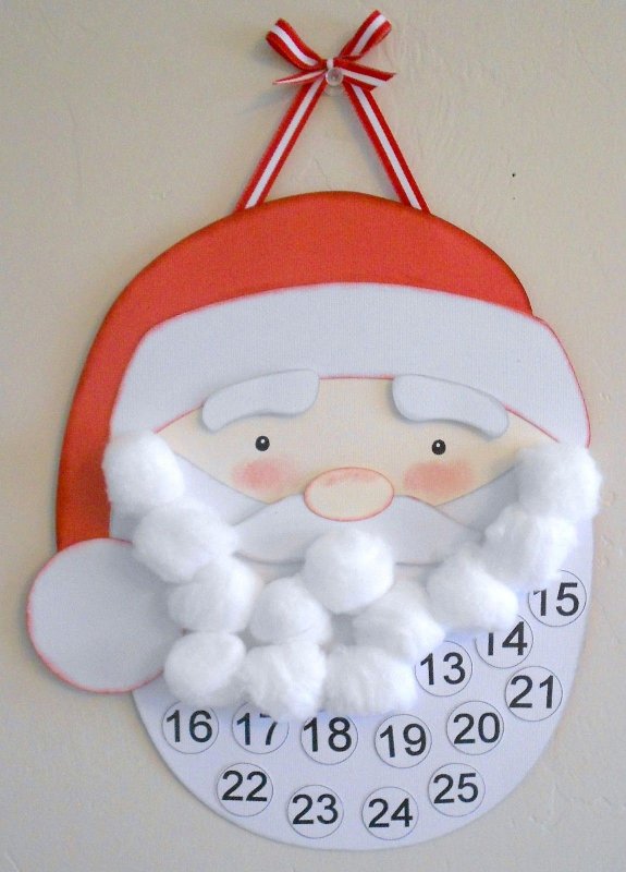 Адвент календарь дед Мороз с бородой