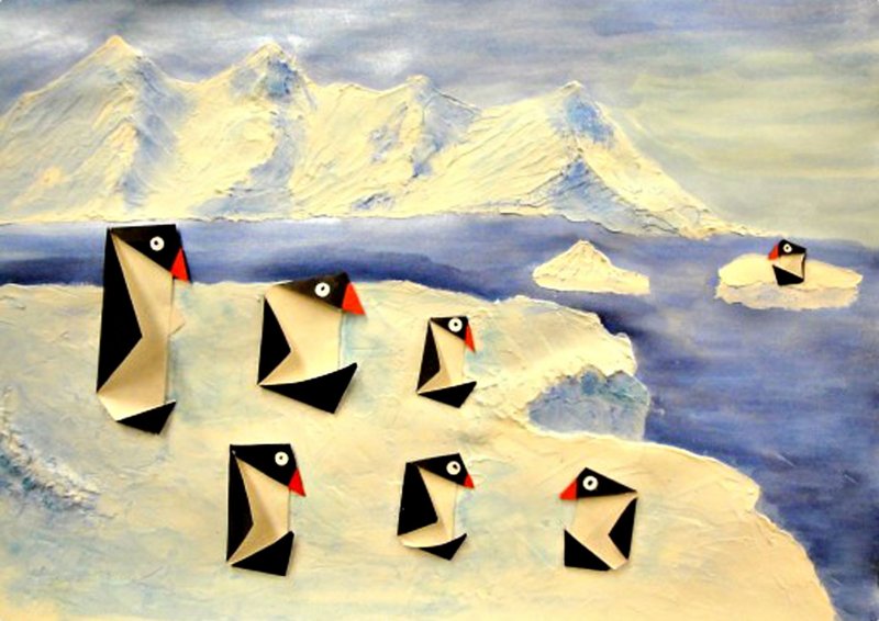 Пингвин поделка в детском саду