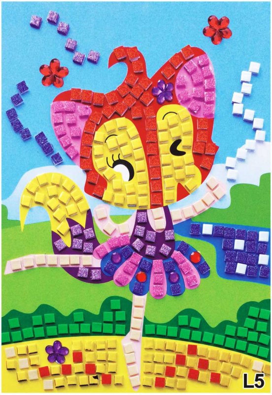 Пластилиновая мозаика для детей