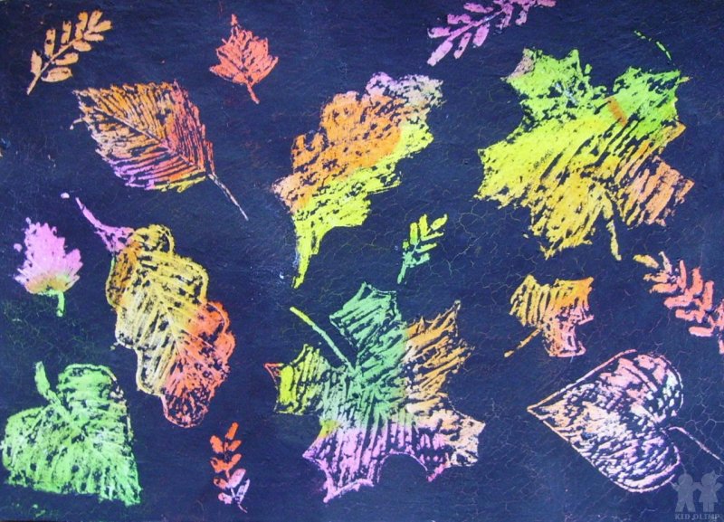 Цветной граттаж техника рисования в детском саду