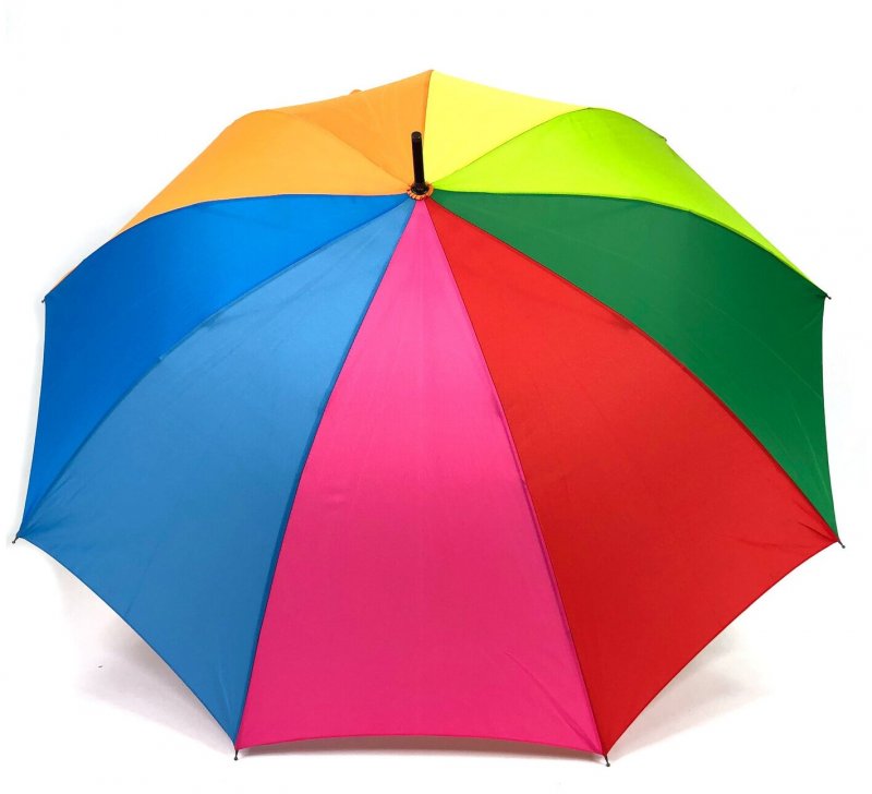 Зонт Радуга 24 цвета трость