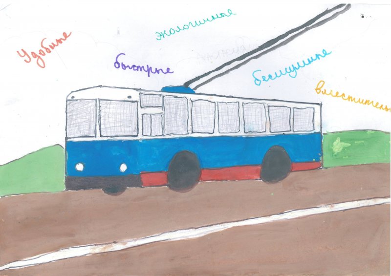Модель троллейбуса ЗИУ-682