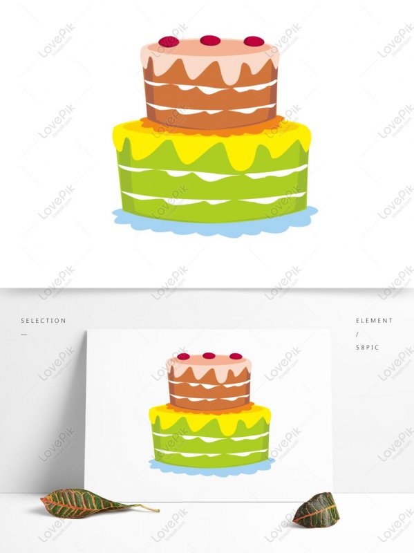 Аппликация торт