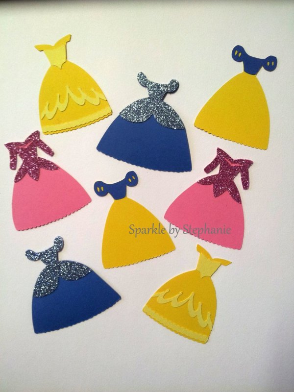 Платье оригами для дошкольников