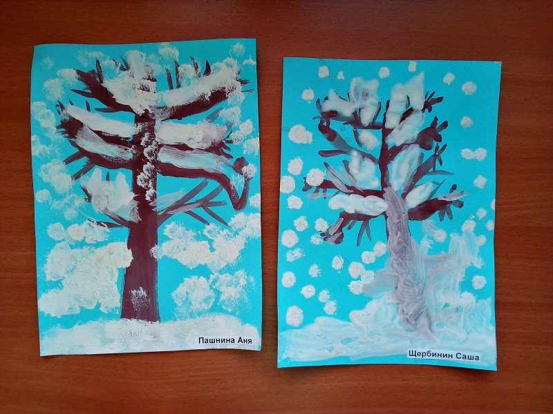Winter Tree Craft for Kids