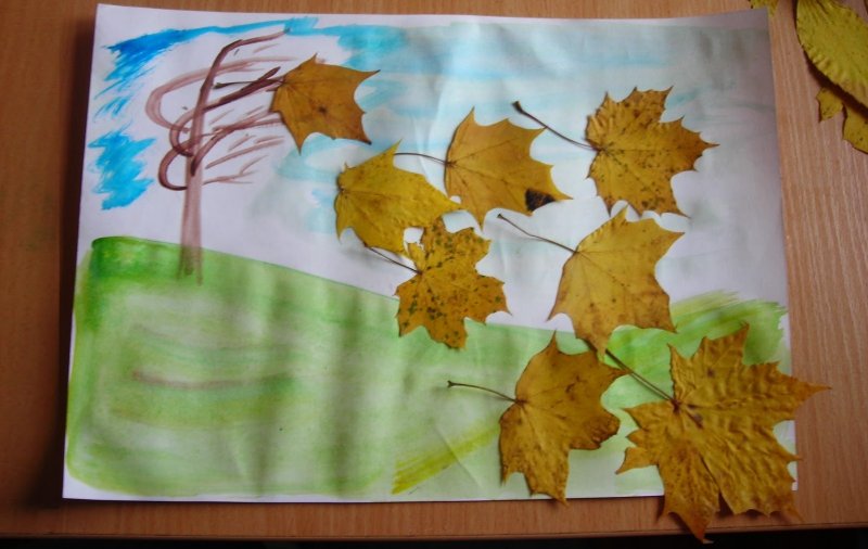 Осеннее дерево из бумаги