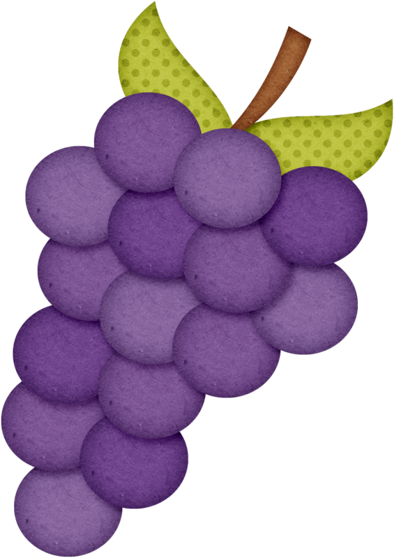 Аппликация виноград зеленый