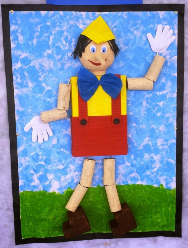Пиноккио поделка для детей
