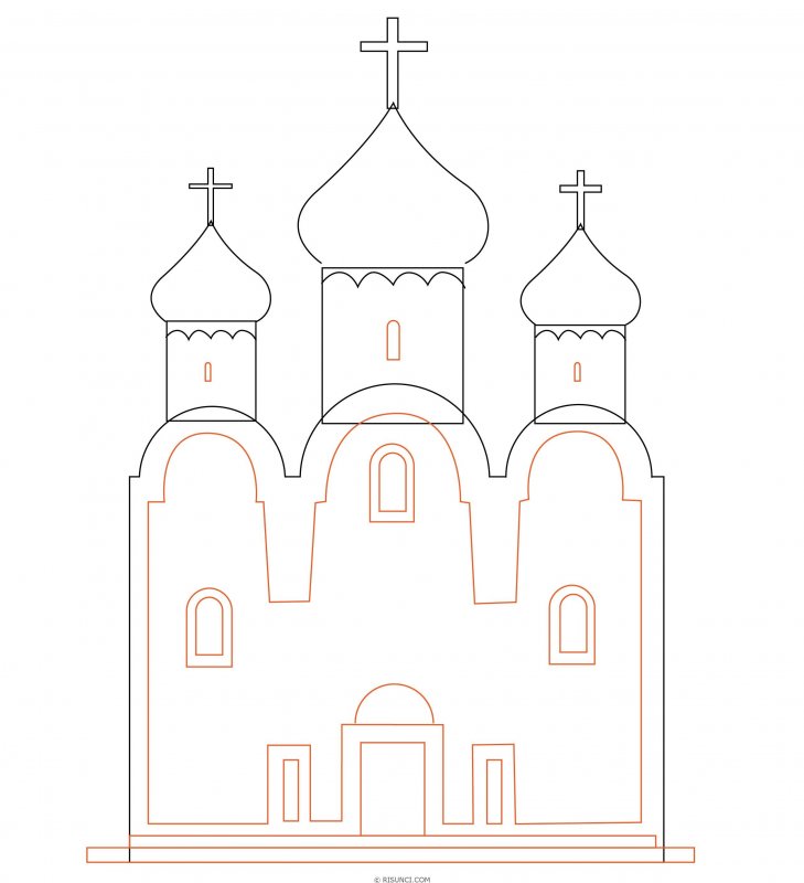 Церковь Покрова на Нерли бумажной мозаикой