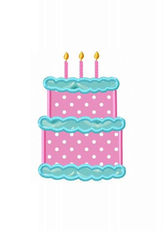 Аппликация торт на день рождения