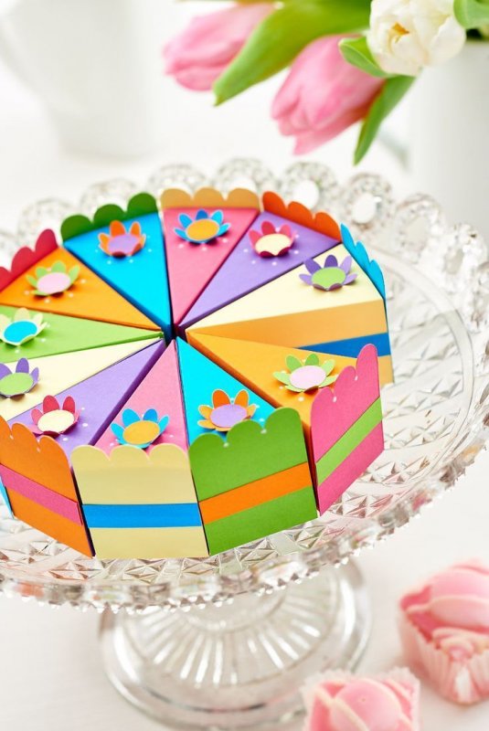 Мозаичный аппликация торт
