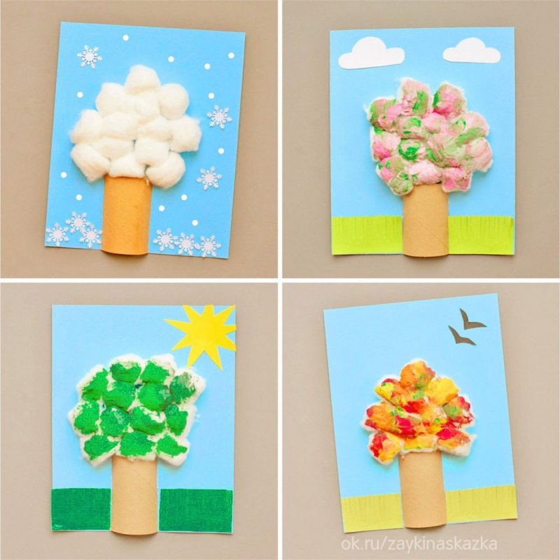 Искусство деревья в детском саду