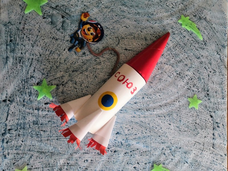 Детские аппликации про космос