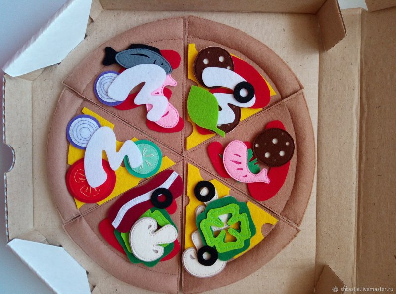 Пицца поделка в детский сад