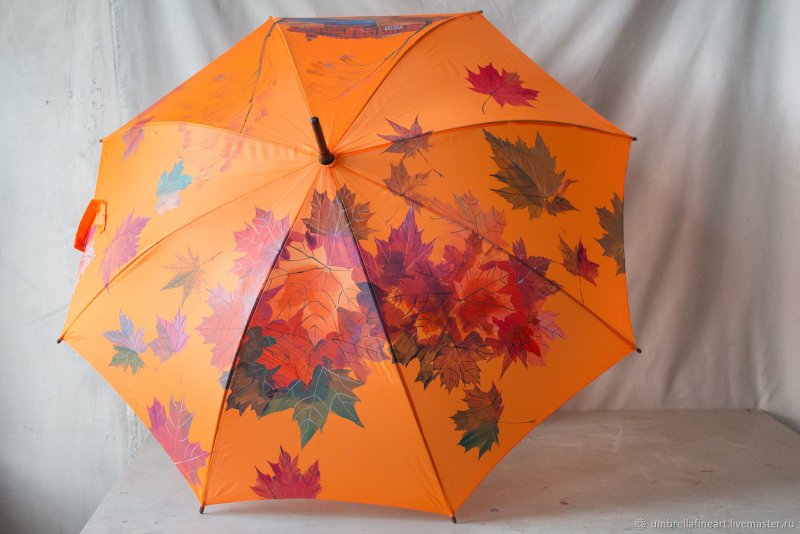 Зонт с лилиями
