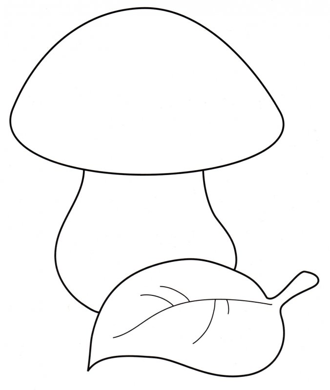 Плоскостная лепка грибы