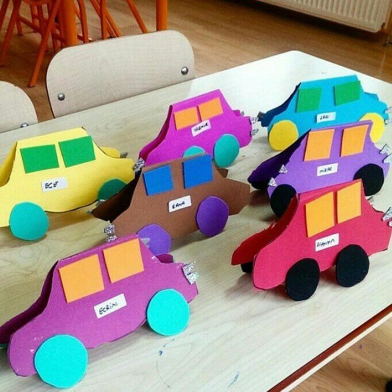 Грузовой автомобиль аппликация для детей