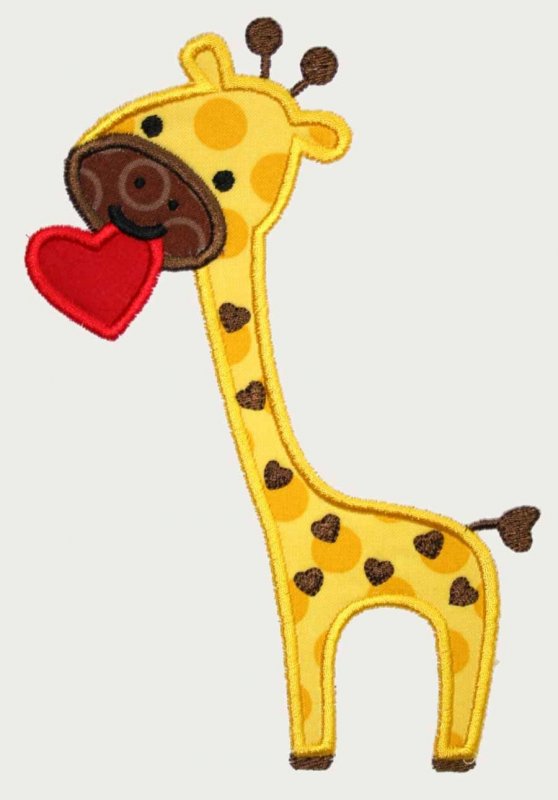 Жираф аппликация для детей