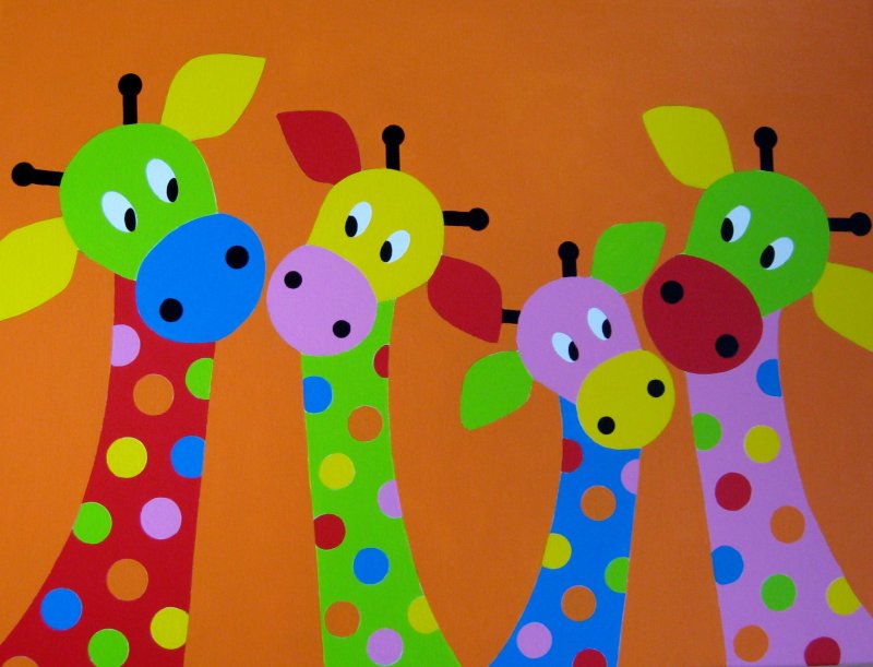 Поделка Жираф для малышей