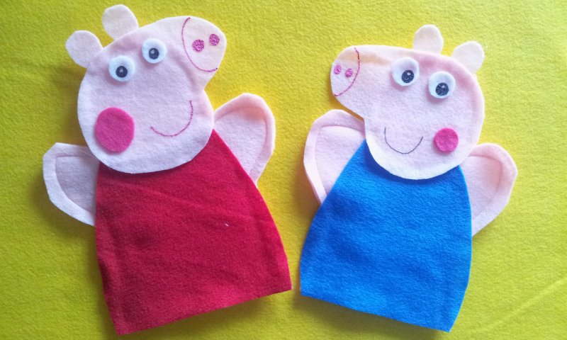 Peppa Play paper Puppets