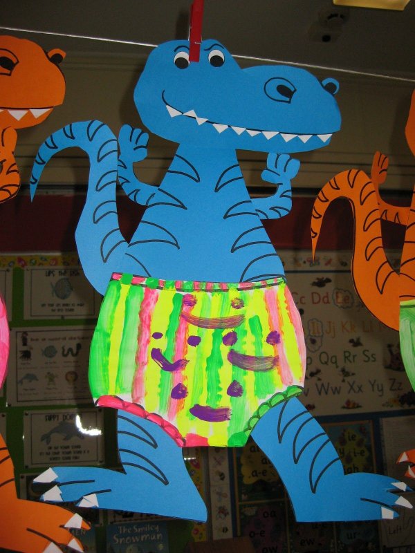 Динозавры пластилинография для малышей