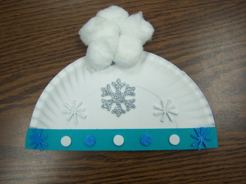 Зимняя шапочка для детского сада
