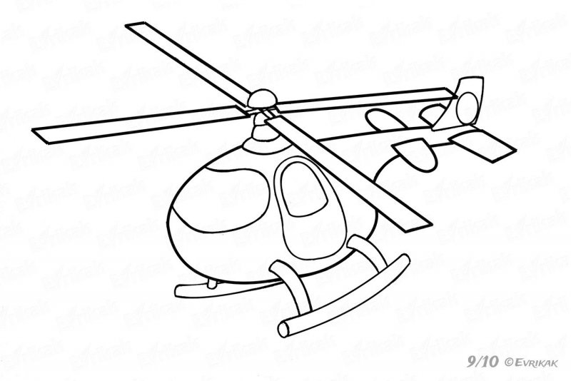 Аппликации детские вертолеты