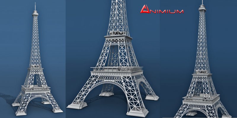 Эльфивая башня в Париже для 3 д ручки