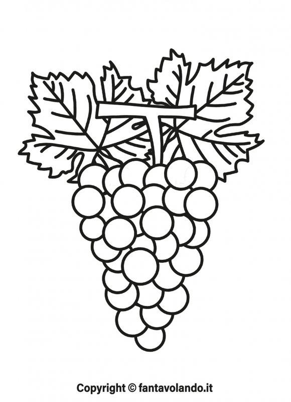 Виноград из пуговиц