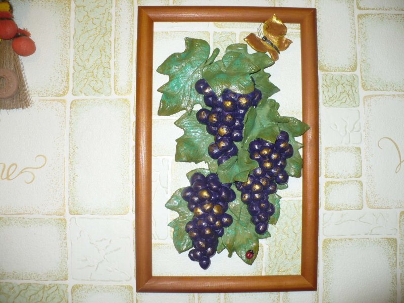 Гроздья винограда шаблон