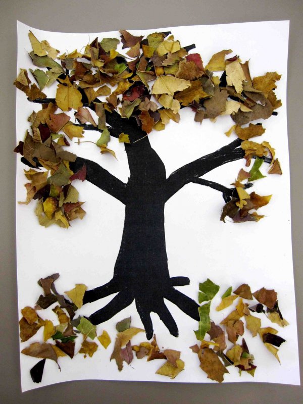 Дерево из бумаги своими руками для детей